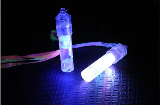 20 шт./лот оптовая продажа цветной свисток светящийся светодиодный реквизит для