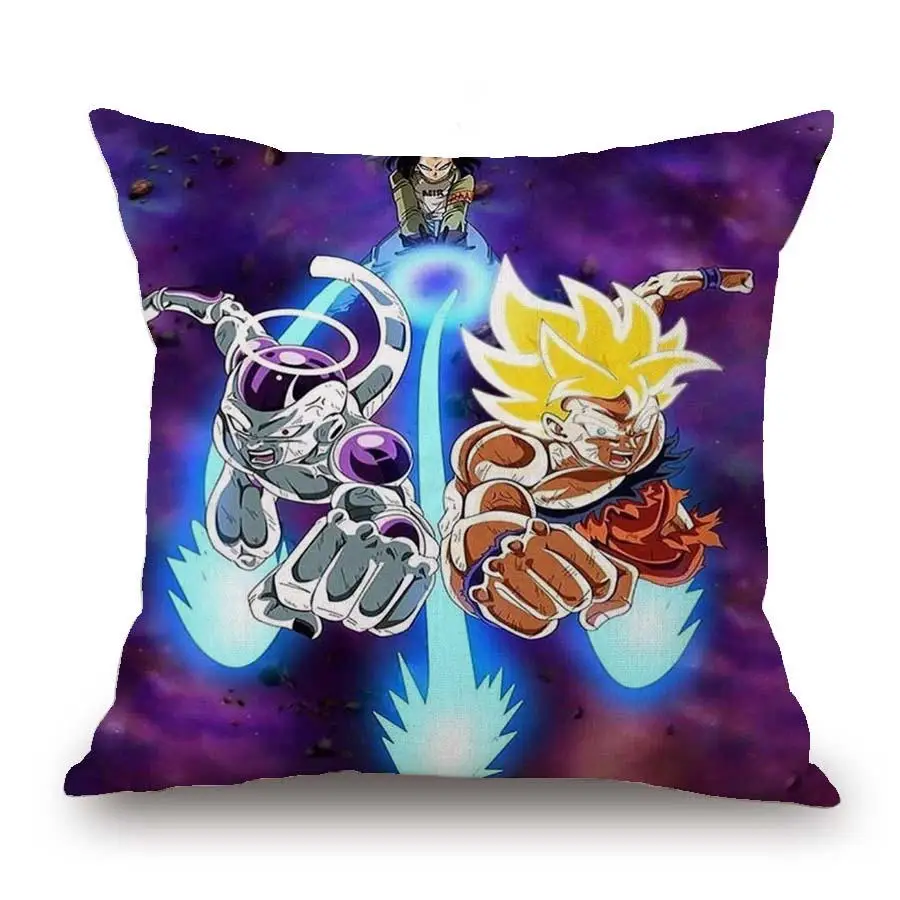 1 18 дюймов японского аниме Dragon Ball Z House Декоративные Чехлы на подушку Goku принты наволочки домашние декоративные подушки - Цвет: 1