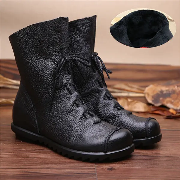 Black ( Fur Lining ) Socofy/ботильоны из искусственной кожи, большие размеры, женская обувь, осенне-зимняя женская обувь, женские мотоциклетные ботинки на молнии, botas Mujer - Цвет: Black ( Fur Lining )