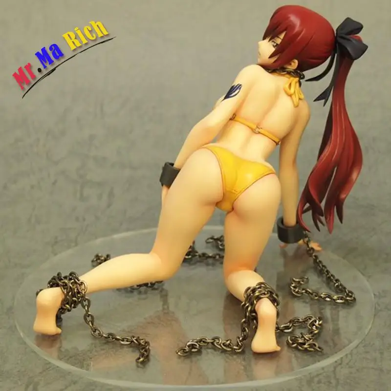Пикантные Bambola аниме Fairy Tail Эрза Figura костюм Da Bagno Verion Скарлет ПВХ фигурку Brinquedos
