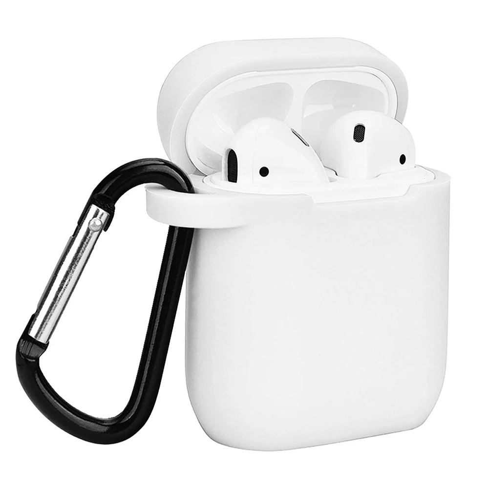 Сплошной цвет силиконовый пылезащитный Защитный чехол для Apple Airpods Charge Box хорошего качества