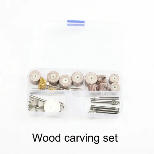 For wood Электрический шлифовальный мини-ДРЕЛЬ dremel шлифовальный набор 12 В DC dremel Аксессуары Инструмент для фрезерования полировки сверления резка гравировка - Цвет: For wood