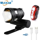 Велосипесветильник фонарь ZK30, 3000 лм, мАч, светодиодный, перезаряжаемый