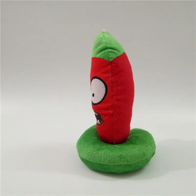 Хлопковые Растения против Зомби мягкая плюшевая игрушка кукла PVZ Jalapeno плюшевая присоска подвеска мягкая кукла