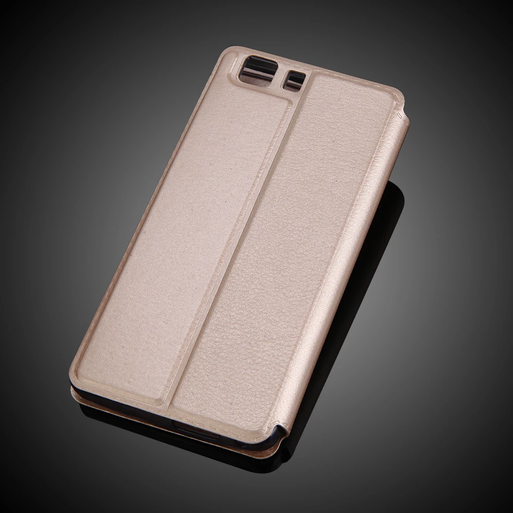 Роскошный кожаный флип чехол с окошком для DOOGEE X5/X5 Pro/X5S новый стиль защитный