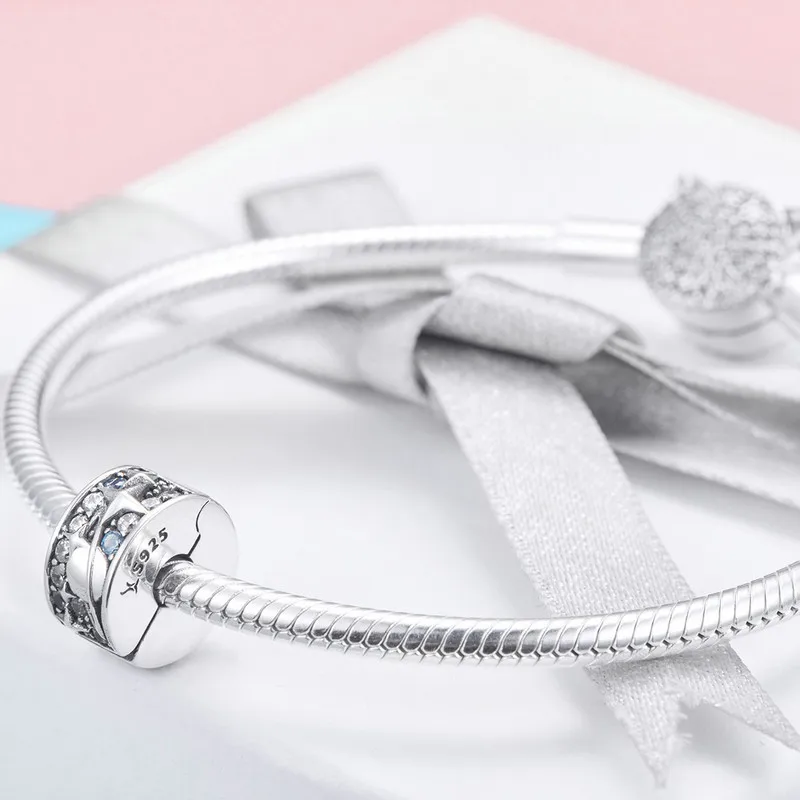 MYBEBOA 925 пробы Серебряные Подвески подходят для оригинальных европейских