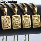 Ожерелье с подвеской в виде заглавной буквы DGPMM01A, для мужчин и женщин, 26 буквнабор, оптовая продажа, A-Z