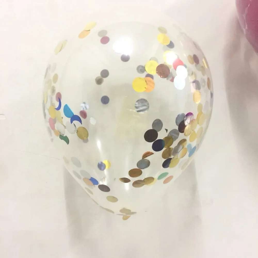1 шт. 5 дюймов мини конфетти шар Baby Shower девочка или мальчик один день рождения