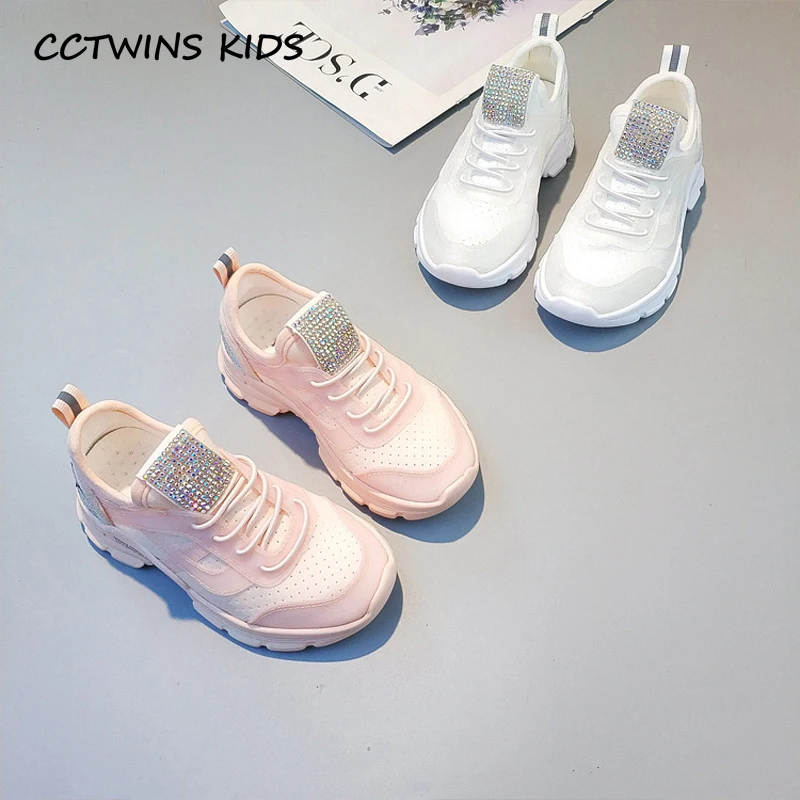 CCTWINS/детская обувь; коллекция года; летняя модная обувь для девочек; громоздкие кроссовки для мальчиков; стразы без шнуровки; уличные спортивные кроссовки для бега; FS2859