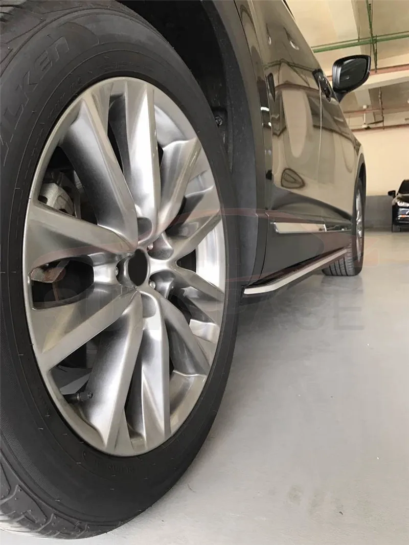Высококачественная алюминиевая боковая ступенька подходящая для Mazda CX 9 CX9 2017 2018