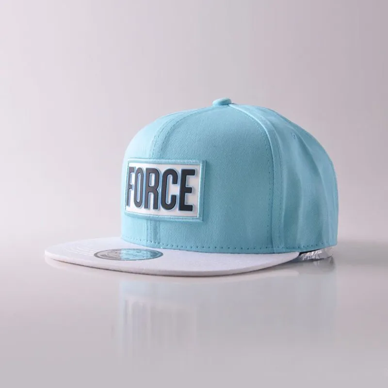 Кепка в стиле хип хоп Gorras 100% хлопок с надписью FORCE Snapback для женщин и мужчин