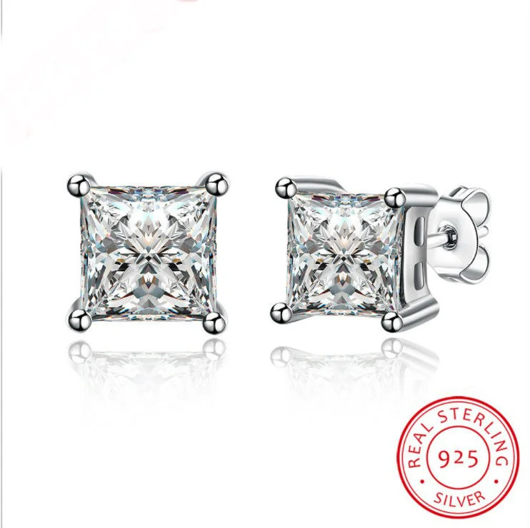 Новинка, распродажа, 925 пробы, серебро,, оригинальные Кристаллы из Swarovski Bella, мини серьги для пирсинга, модные серьги-гвоздики