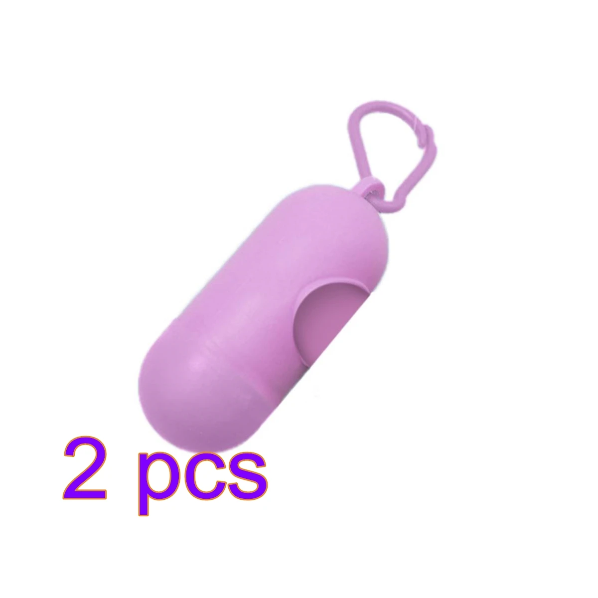 2pcs purple 1/2/4 шт. Пластик небольшой Портативный детские сумки для подгузников мешки для мусора мусорный мешок для мусора съемный ящик подгузник сумка - Цвет: 2pcs purple