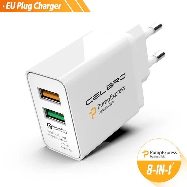 2 Port EU Charger 48 Вт быстрое зарядное устройство PD type C USB зарядное устройство для iPhone 11 pro max samsung Xiaomi QC 3,0 быстрое зарядное устройство для планшетов для iPad MacBook - Тип штекера: 2 Port EU Charger