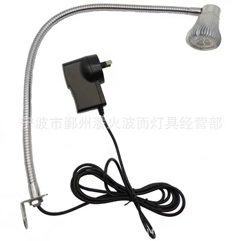

12V 24V 10-30V AC85-265V 3W серебристый черный светодиодный светильник