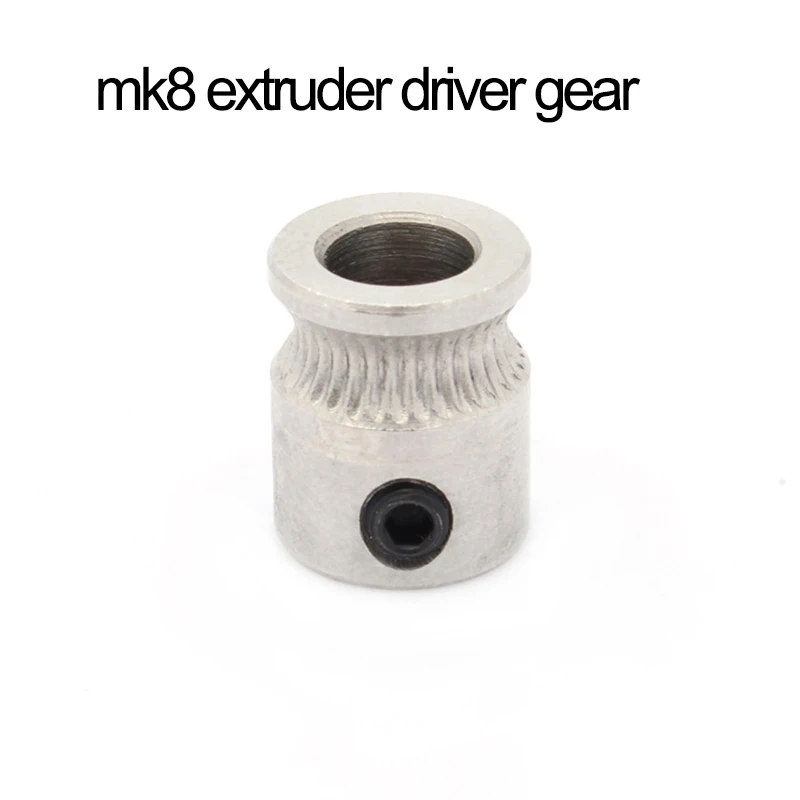 

3pcs MK8 Driver Gear Extruder 1.75mm 3.0mm Filament 3D Printers Parts Extrusion Wheels 5mm Pulleys Accessories