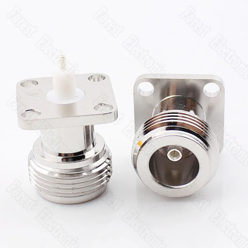 

100pcs/lot 17.5*17.5 N-KFD-5 RF Coaxial Connector N Type Flange Connector