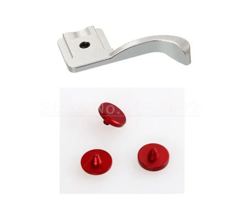 

4in1Red Shutter Release button + GRIP THUMBS thumb button Finger buckle F Fuji X-PRO1 X-E2 X-A1 X100 X100S x10 x20 X-M1 X-A1