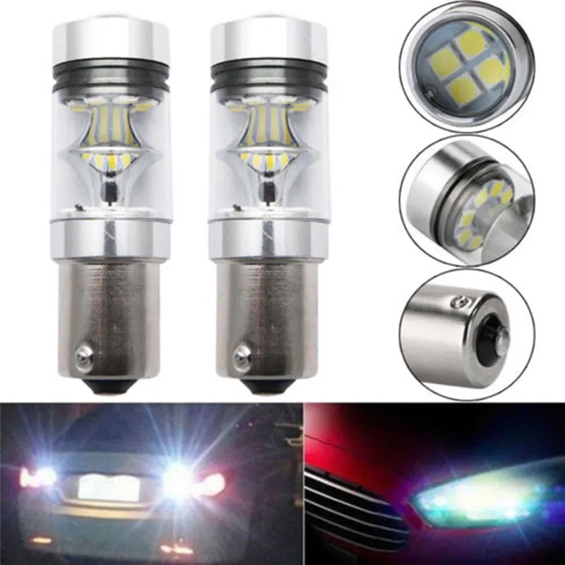 2 шт. 100 Вт 1156 BA15S 382 P21W Cress XBD светодиодный стоп Обратный светильник Canbus лампы белые автомобильные аксессуары поворот парковка DRL светодиодный светильник