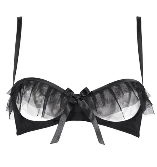 Комплект женского нижнего белья привлекательный ультратонкий бюстгальтер с