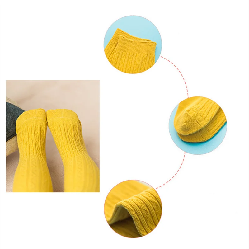 

Cute Baby Knee Socks Newborn Infant Baby Cotton Knee High Socks Children Baby Girls Boys Socks for Age 0-4 Years Knee Socks Girl