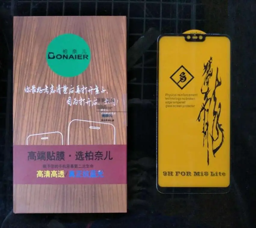 Bonaier 9H закаленное стекло с полным покрытием для Xiaomi Mi8 Lite Защитное Mi 8 защитная