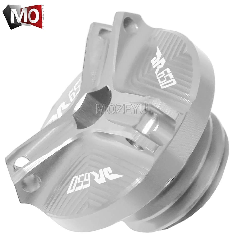 M20x2.5 Silver M20* 2,5 мотоциклетные CNC Заготовка заглушка винт крышки двигателя для слива масла наполнитель Кепки гайка для Suzuki DR 650 DR650 S/SE 1994-2010 - Цвет: M20x2.5 Silver