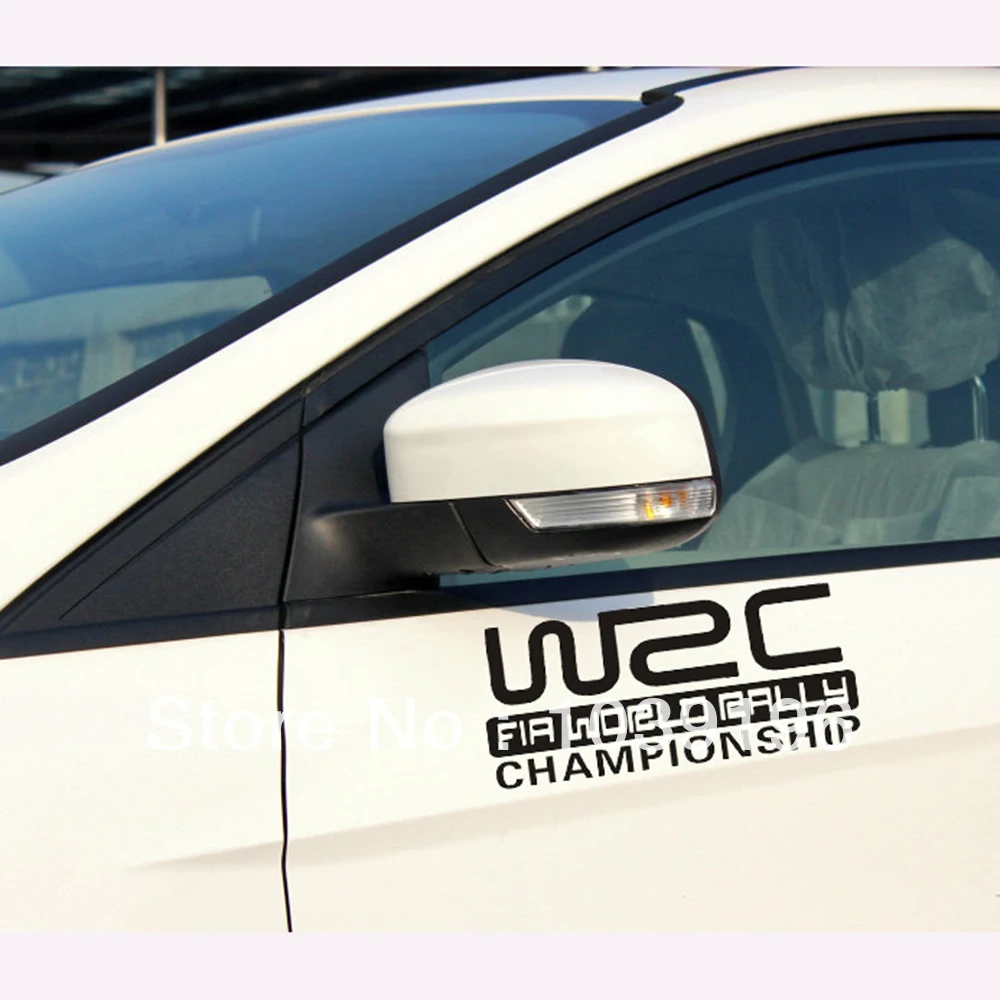 Наклейка на автомобиль WRC FIA чемпионата мира по ралли Светоотражающая наклейка