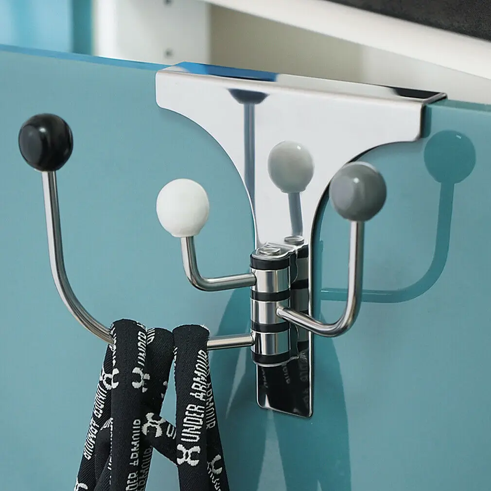 Large Metal Hooks For Wall Door Storage Coat rotatable Stainless Steel Vintage Style Shabby Chic | Дом и сад