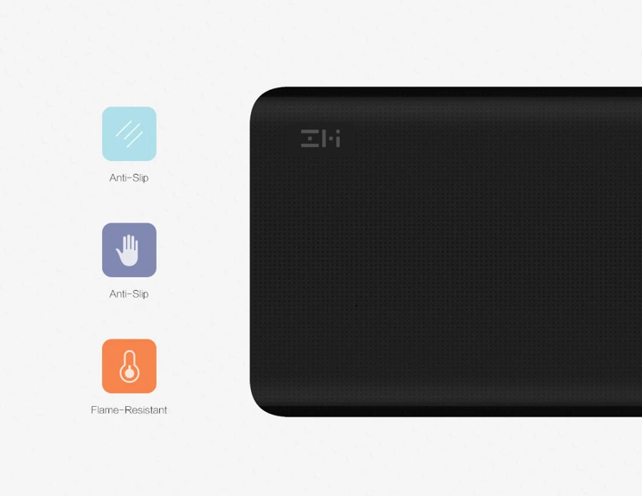 Xiaomi ZMI, 10000 мА/ч, Дополнительный внешний аккумулятор, двусторонняя быстрая зарядка, 2,0 с зарядным устройством type-C, внешний аккумулятор, 10000 мА/ч, для мобильного телефона iPad