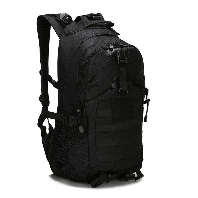 Военный 30л Тактический Рюкзак Molle, мужской рюкзак, уличная спортивная сумка, походная сумка для путешествий, сумки для скалолазания, Molle Systerm Bagpack - Цвет: black