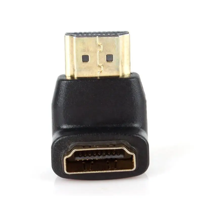 2x HDMI Мужской к Женский 90 градусов адаптер преобразователь удлинитель для 1080 P HD