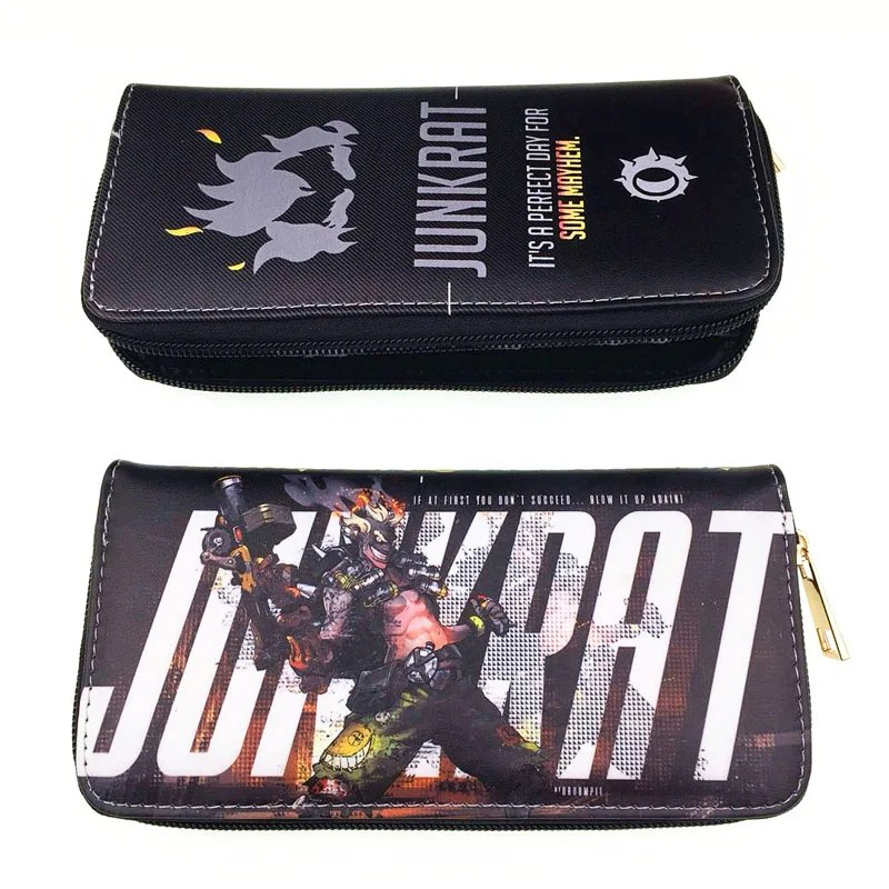 Overwatch длинный мужской кошелек игровой Hero Reaper/Mercy/Soldier76/Mccree/Genji/Symmetra/Hanzo/D. Va бумажник с застёжкой-молнией держатель для карт