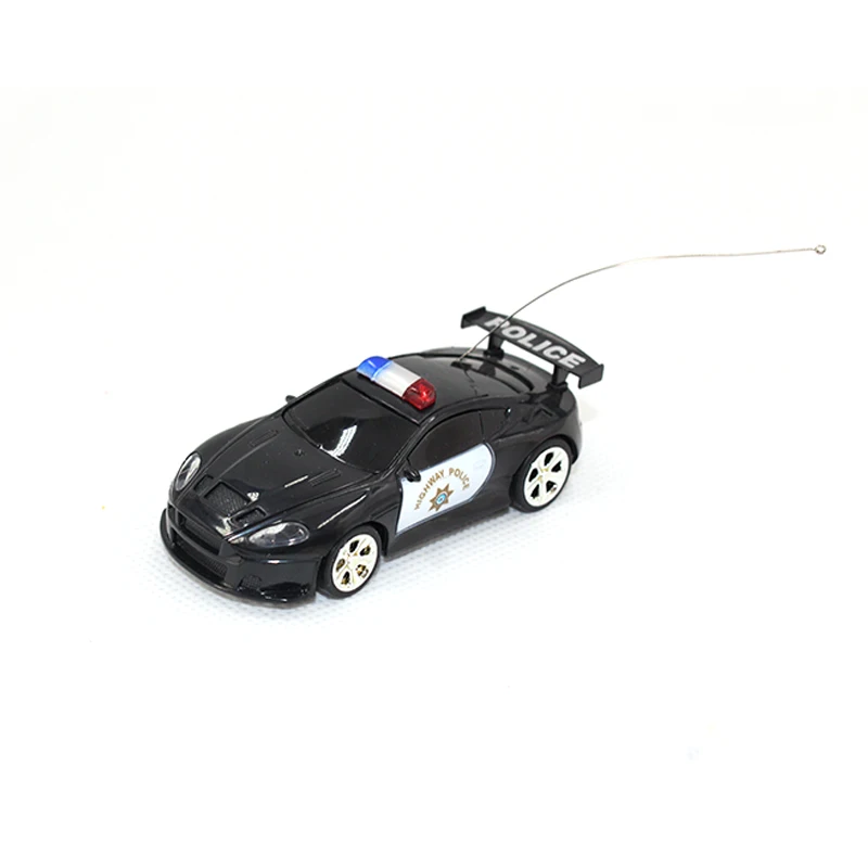RC автомобиль 20 км/ч 1:58 полицейская мини 4 цвета 3 вида стилей Радио пульт