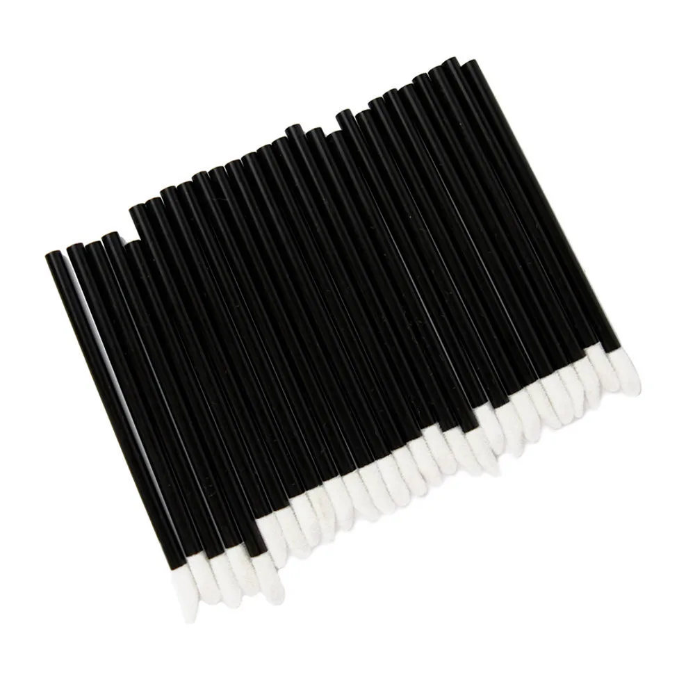 Модный дизайн 100 штук пакет одноразовый макияж кисть для губной помады палочка