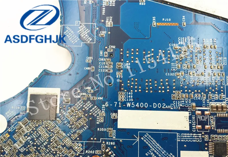 Материнская плата для ноутбука Hasee Raytheon CLEVO W550EU материнская 6 71 w5400 d02 DDR3