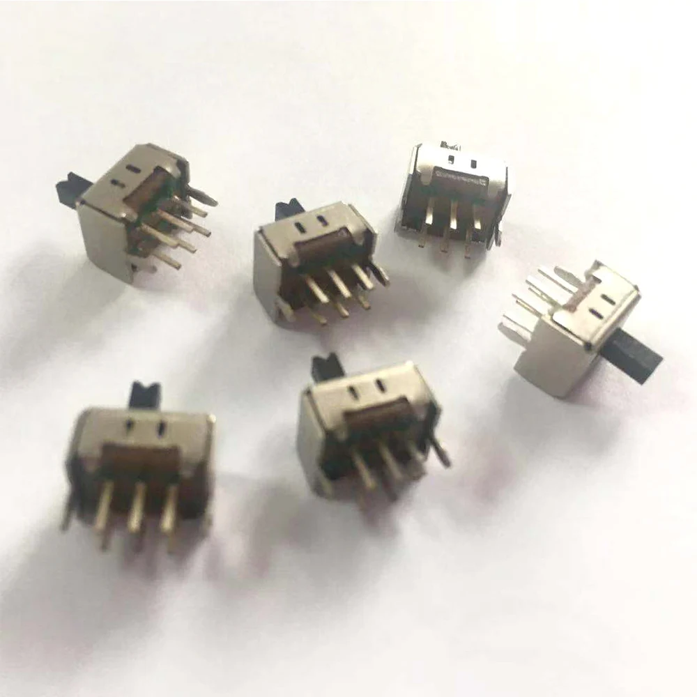 20 Pcs SS-22D07(2P2T) 2-speed toggle switch 2 fixed feet 6-legged vertical | Инструменты
