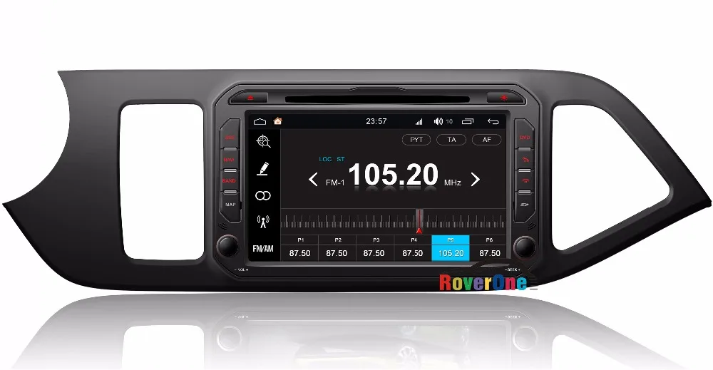 Автомагнитола с сенсорным экраном, радио, RDS, DVD, GPS-навигацией и мультимедийным проигрывателем Euro Star для Kia Morning Picanto Naza Suria.