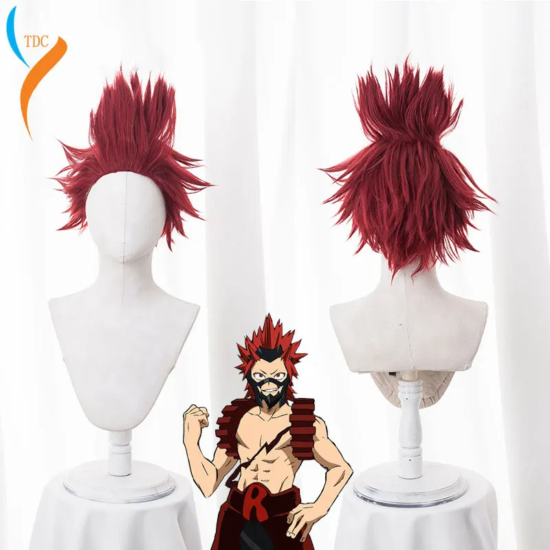 

Eijirou Kirishima Wig Boku No Hero Academia Anime Cosplay Wig Synthetic My Hero Academia/Academy Cosplay Hair Anime Wigs