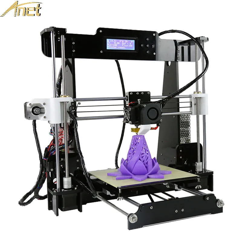 Горячий Анет А8 А6 3d принтер алюминиевая Горячая кровать Reprap Prusa i3 DIY Принтер