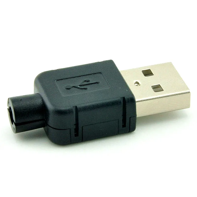 10 комплектов сделай сам USB 2 0 микро-разъем штекер типа А 4 штырька монтажный