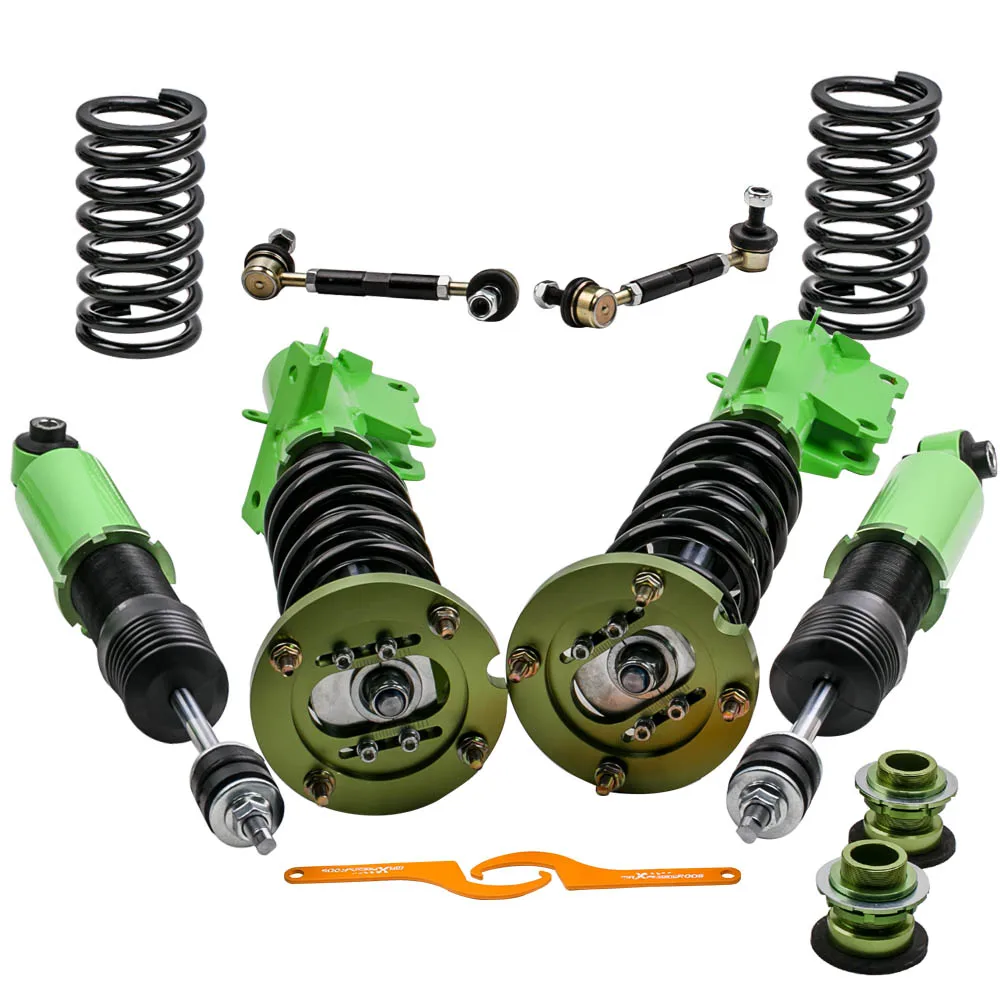 Гонки Регулируемая высота и крепления Coilovers подвески Наборы для 05 14 Ford Mustang 4 й