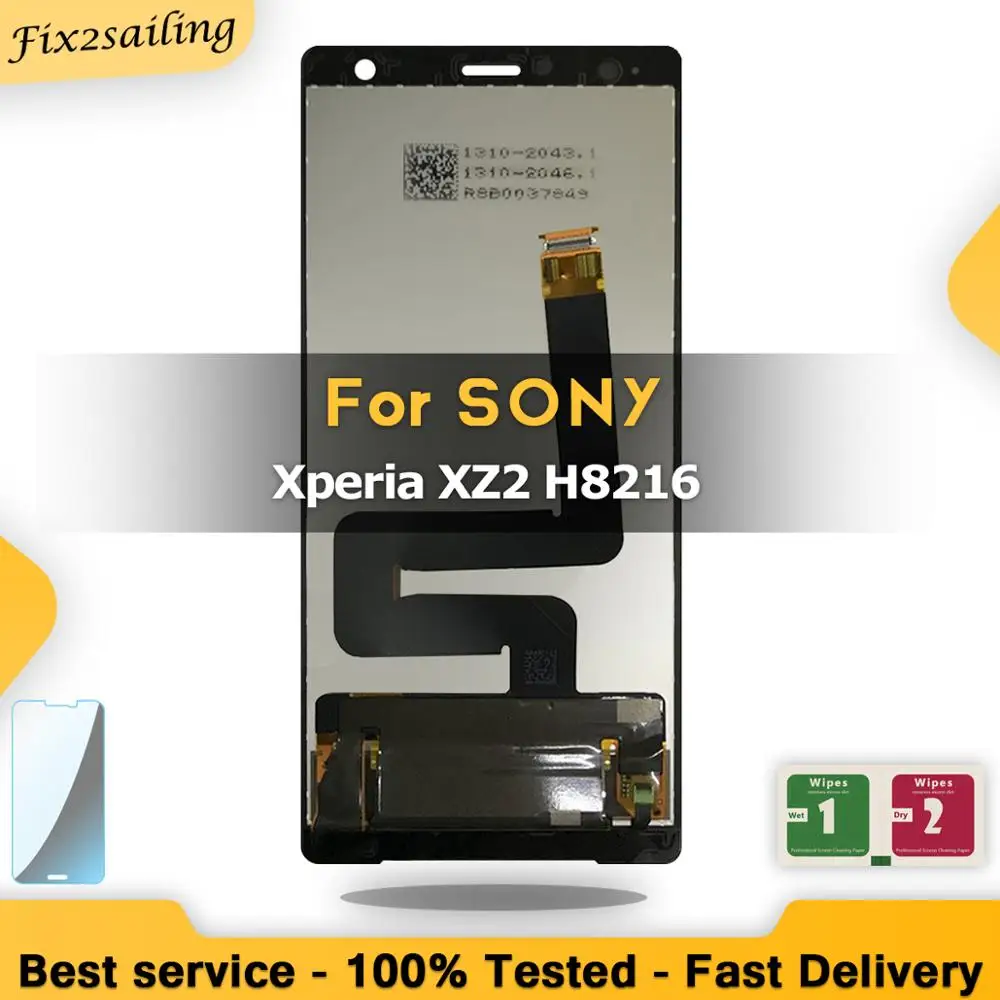 ЖК дисплей 5 7 дюйма для Sony Xperia XZ2 сенсорный экран с цифровым преобразователем