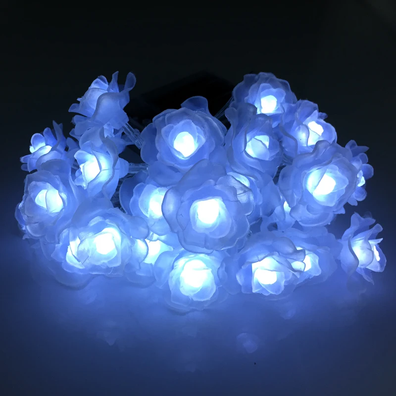 Гирлянда светодиодная с питанием от батареи в виде розы 5 м 40 светодиодов|lights for