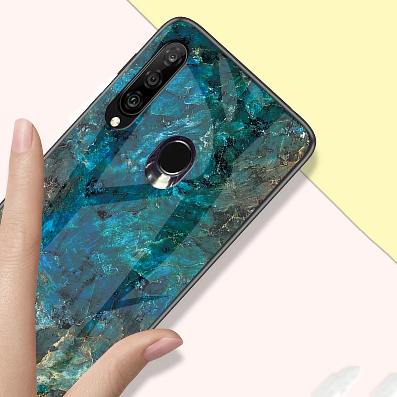 Чехол honor 10I для huawei 9 H из закаленного стекла силиконовый чехол гибридная задняя