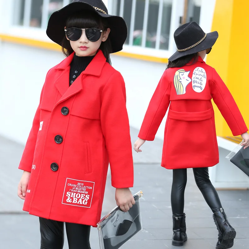 2016 Special Offer Casual Cotton Minnie Mouse Autumn And Winter Kids New Children Coat Big Long Clothing Tide One Generation | Детская