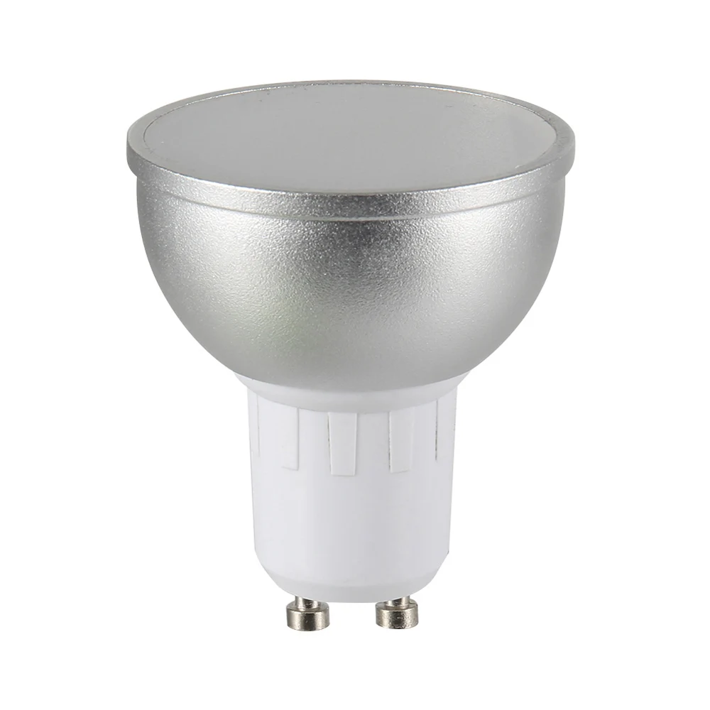 6 Вт 4 шт. светодиодный светильник светодиодный лампы RGBW AC85-265V WI-FI подключен интеллигентая(ый) лампочки 16 миллионов Цвета GU10 база KTV дома украшение для вечеринки