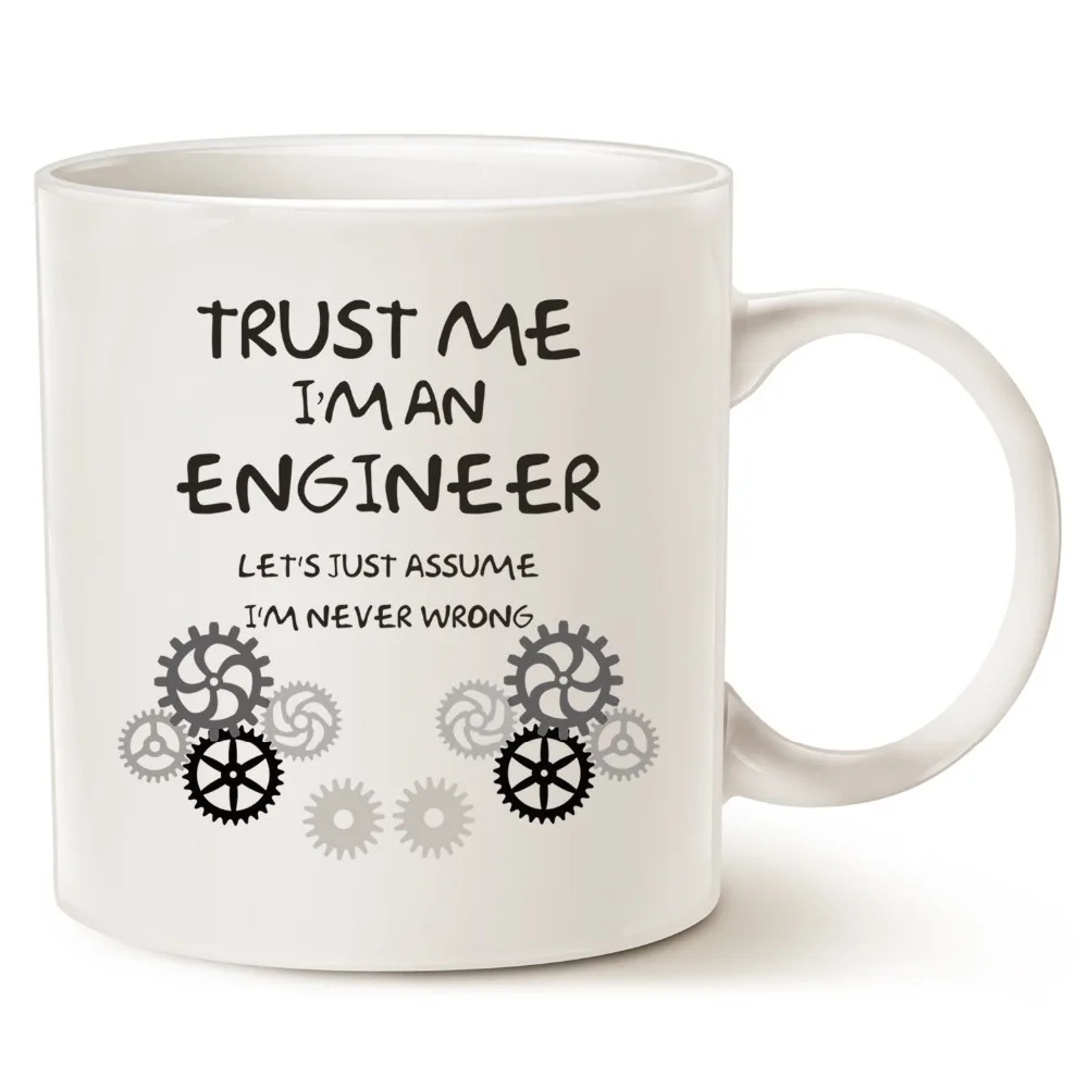 Забавный инженер кофейная кружка уникальные рождественские подарки идея
