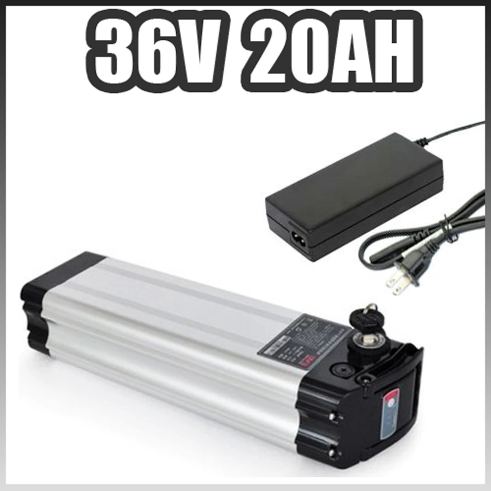 Литий ионный аккумулятор для электровелосипеда silver fish 36 В 20 Ач|36v 20ah|silver batterybattery 36v