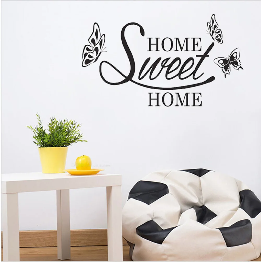 Sweet home love wall art stickers bedroom decoration diy family applique mural poster vinyl paper *C | Дом и сад